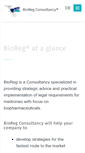 Mobile Screenshot of bioreg-advice.com